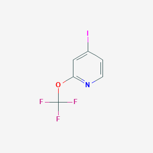 molecular formula C6H3F3INO B2458370 4-Iodo-2-(trifluoromethoxy)pyridine CAS No. 1361836-65-8
