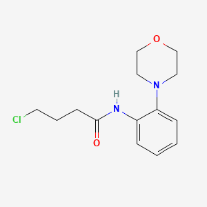4-chloro-N-(2-morpholinophenyl)butanamide
