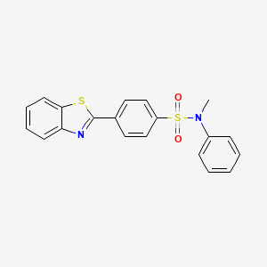 4-(benzo[d]thiazol-2-yl)-N-methyl-N-phenylbenzenesulfonamide