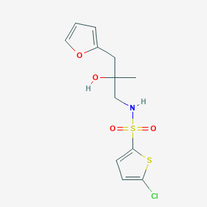 5-chloro-N-(3-(furan-2-yl)-2-hydroxy-2-methylpropyl)thiophene-2-sulfonamide