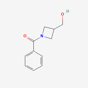 molecular formula C11H13NO2 B2458484 (1-Benzoylazetidin-3-yl)methanol CAS No. 1464848-13-2