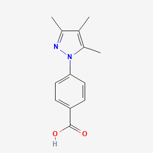 4-(3,4,5-trimethyl-1H-pyrazol-1-yl)benzoic acid