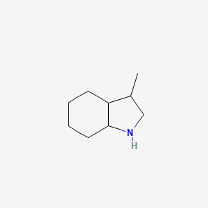 molecular formula C9H17N B2458507 3-methyl-octahydro-1H-indole CAS No. 37865-94-4