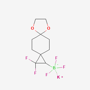 Potassium;(2,2-difluoro-7,10-dioxadispiro[2.2.46.23]dodecan-1-yl)-trifluoroboranuide