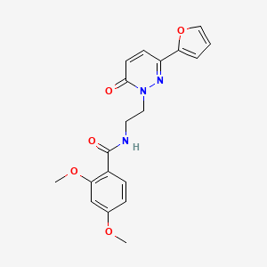 N-(2-(3-(furan-2-yl)-6-oxopyridazin-1(6H)-yl)ethyl)-2,4-dimethoxybenzamide