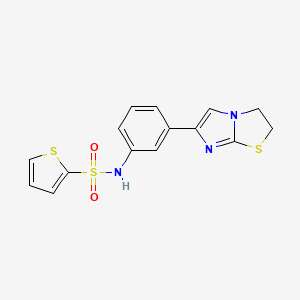 N-(3-(2,3-dihydroimidazo[2,1-b]thiazol-6-yl)phenyl)thiophene-2-sulfonamide