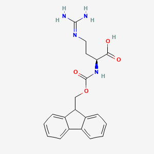 (2S)-4-(Diaminomethylideneamino)-2-(9H-fluoren-9-ylmethoxycarbonylamino)butanoic acid