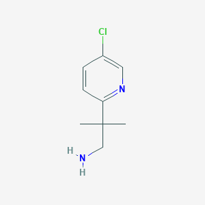 2-(5-Chloropyridin-2-yl)-2-methylpropan-1-amine