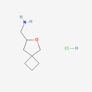 {6-Oxaspiro[3.4]octan-7-yl}methanamine hydrochloride