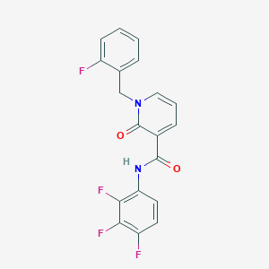 1-(2-fluorobenzyl)-2-oxo-N-(2,3,4-trifluorophenyl)-1,2-dihydropyridine-3-carboxamide
