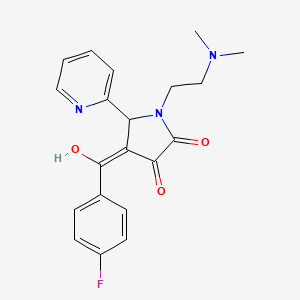 1-(2-(dimethylamino)ethyl)-4-(4-fluorobenzoyl)-3-hydroxy-5-(pyridin-2-yl)-1H-pyrrol-2(5H)-one