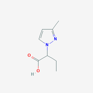 molecular formula C8H12N2O2 B2458567 2-(3-methyl-1H-pyrazol-1-yl)butanoic acid CAS No. 1006459-57-9