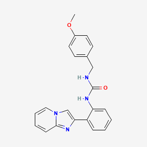 1-(2-(Imidazo[1,2-a]pyridin-2-yl)phenyl)-3-(4-methoxybenzyl)urea