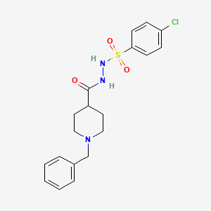 N'-[(1-benzyl-4-piperidinyl)carbonyl]-4-chlorobenzenesulfonohydrazide