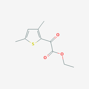 Ethyl 2-(3,5-dimethylthiophen-2-yl)-2-oxoacetate