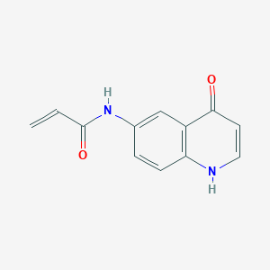molecular formula C12H10N2O2 B2458595 N-(4-hydroxyquinolin-6-yl)prop-2-enamide CAS No. 2361642-39-7