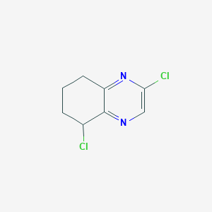 molecular formula C8H8Cl2N2 B2458612 2,5-Dichloro-5,6,7,8-tetrahydroquinoxaline CAS No. 2230807-88-0