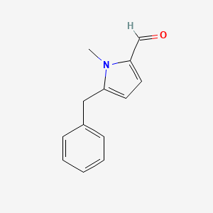 molecular formula C13H13NO B2458618 5-benzyl-1-methyl-1H-pyrrole-2-carbaldehyde CAS No. 1374407-76-7