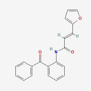 molecular formula C20H15NO3 B2458812 (2E)-N-(2-benzoylphenyl)-3-(furan-2-yl)prop-2-enamide CAS No. 868153-93-9