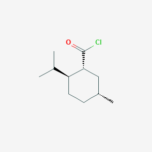 molecular formula C11H19ClO B024589 (1R,2S,5R)-5-methyl-2-propan-2-ylcyclohexane-1-carbonyl chloride CAS No. 108235-80-9