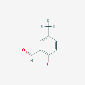 2-Fluoro-5-(trideuteriomethyl)benzaldehyde