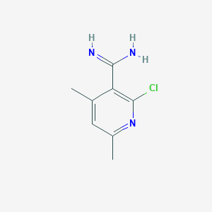 2-Chloro-4,6-dimethylpyridine-3-carboximidamide