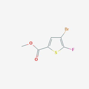 molecular formula C6H4BrFO2S B2458998 Methyl 4-bromo-5-fluorothiophene-2-carboxylate CAS No. 1266112-22-4
