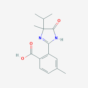molecular formula C15H18N2O3 B024590 para-Imazamethabenz CAS No. 100728-84-5
