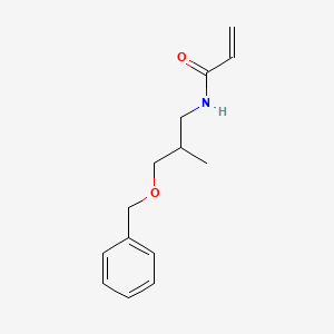 N-(2-Methyl-3-phenylmethoxypropyl)prop-2-enamide