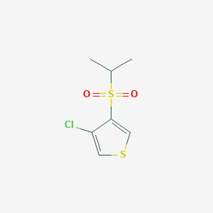 3-Chloro-4-propan-2-ylsulfonylthiophene