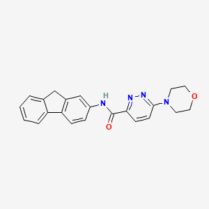 N-(9H-fluoren-2-yl)-6-morpholinopyridazine-3-carboxamide