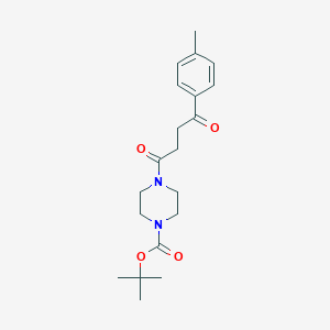 Tert-butyl 4-[4-(4-methylphenyl)-4-oxobutanoyl]piperazine-1-carboxylate