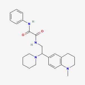 N-[2-(1-methyl-1,2,3,4-tetrahydroquinolin-6-yl)-2-piperidin-1-ylethyl]-N'-phenylethanediamide
