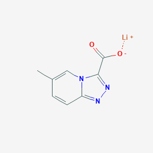 molecular formula C8H6LiN3O2 B2459123 Lithium;6-methyl-[1,2,4]triazolo[4,3-a]pyridine-3-carboxylate CAS No. 2361634-03-7