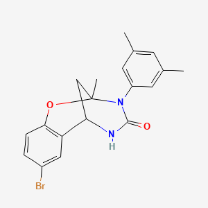 4-Bromo-10-(3,5-dimethylphenyl)-9-methyl-8-oxa-10,12-diazatricyclo[7.3.1.0^{2,7}]trideca-2,4,6-trien-11-one