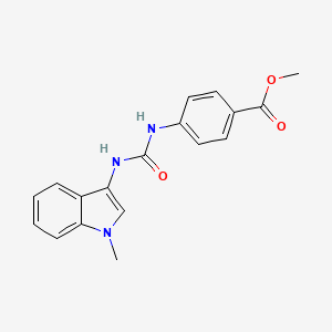 methyl 4-(3-(1-methyl-1H-indol-3-yl)ureido)benzoate