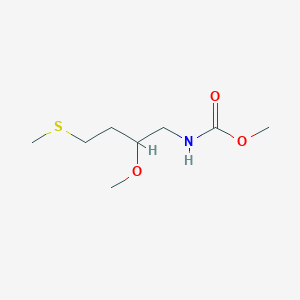 Methyl N-(2-methoxy-4-methylsulfanylbutyl)carbamate