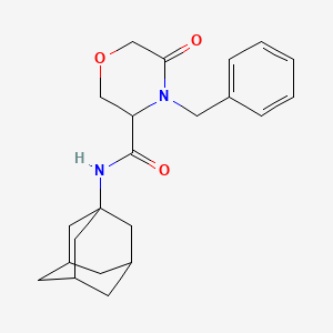 N-((3s,5s,7s)-adamantan-1-yl)-4-benzyl-5-oxomorpholine-3-carboxamide