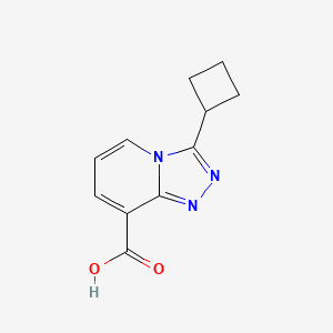 3-Cyclobutyl-[1,2,4]triazolo[4,3-a]pyridine-8-carboxylic acid