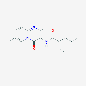 N-(2,7-dimethyl-4-oxo-4H-pyrido[1,2-a]pyrimidin-3-yl)-2-propylpentanamide