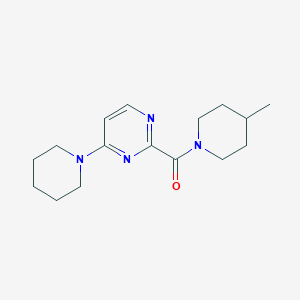 (4-Methylpiperidin-1-yl)(4-(piperidin-1-yl)pyrimidin-2-yl)methanone
