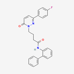 N-([1,1'-biphenyl]-2-yl)-4-(3-(4-fluorophenyl)-6-oxopyridazin-1(6H)-yl)butanamide
