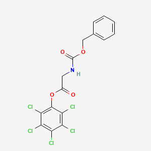 molecular formula C16H10Cl5NO4 B2459183 pentachlorophenyl N-[(benzyloxy)carbonyl]glycinate CAS No. 4824-12-8