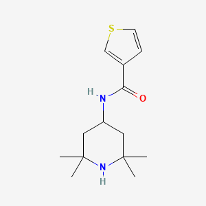 N-(2,2,6,6-tetramethylpiperidin-4-yl)thiophene-3-carboxamide
