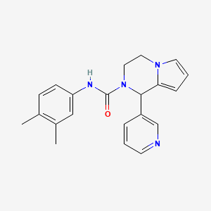 N-(3,4-dimethylphenyl)-1-(pyridin-3-yl)-3,4-dihydropyrrolo[1,2-a]pyrazine-2(1H)-carboxamide