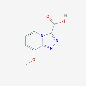molecular formula C8H7N3O3 B2459244 8-Methoxy-[1,2,4]triazolo[4,3-a]pyridine-3-carboxylic acid CAS No. 1159833-08-5