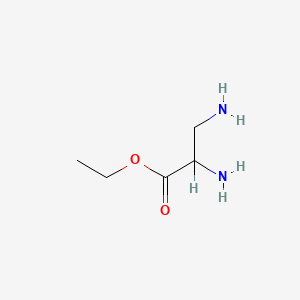 molecular formula C5H12N2O2 B2459261 Ethyl 2,3-diaminopropanoate CAS No. 72809-03-1