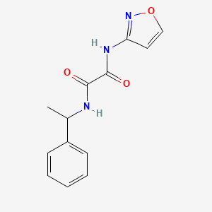 molecular formula C13H13N3O3 B2459264 N1-(isoxazol-3-yl)-N2-(1-phenylethyl)oxalamide CAS No. 941889-41-4