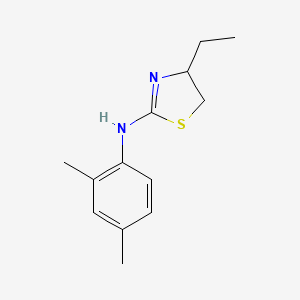 B2459277 N-(2,4-dimethylphenyl)-4-ethyl-4,5-dihydro-1,3-thiazol-2-amine CAS No. 380436-91-9