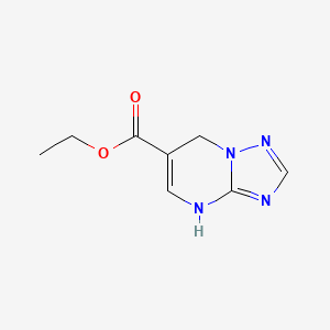 molecular formula C8H10N4O2 B2459283 ethyl 4H,7H-[1,2,4]triazolo[1,5-a]pyrimidine-6-carboxylate CAS No. 2287340-21-8